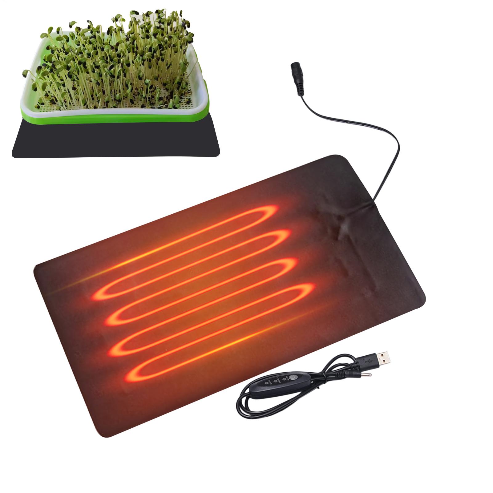 Seedling Heat Mat - USB Seedling Heat Mats 3 Adjustable