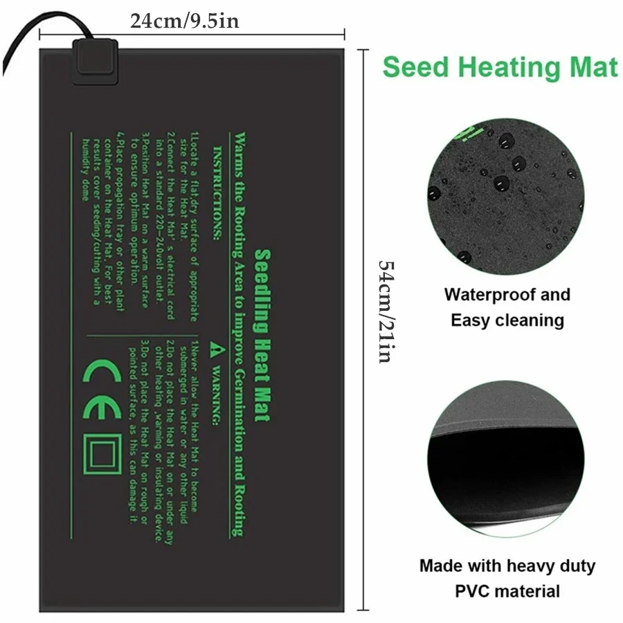 4 Sizes 220V EU Plug Seedling  - Seedling Heat Mat review and price